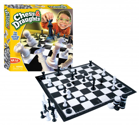 FUNVILLE GAMES žaidimas Chess & Draught, 61152 61152