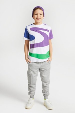 COCCODRILLO marškinėliai trumpomis rankovėmis GAMER BOY JUNIOR, multicoloured, WC4143203GBJ-022- 