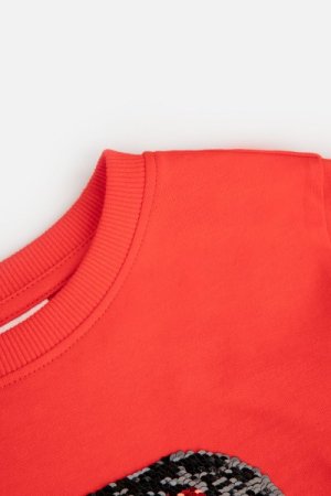 COCCODRILLO long sleeved t-shirt GAMER BOY KIDS, red, WC4143101GBK-009-110, 110 cm 