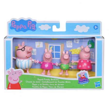 PEPPA PIG figūrėlių rinkinys Pepa šeima, 4 vnt.,  asort., F21715L0 F21715L0