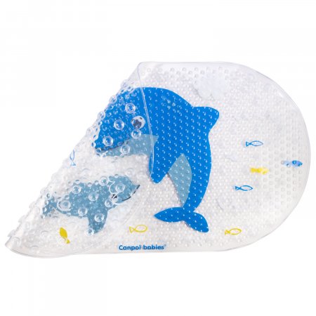 CANPOL BABIES vonios kilimėlis - LOVE&SEA blue, 69x38 cm, 80/001 80/001