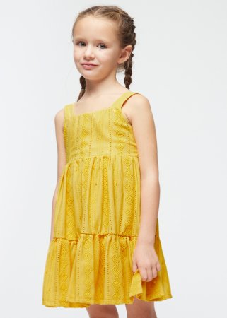 MAYORAL suknelė 6D, medaus spalvos, 3950-21 