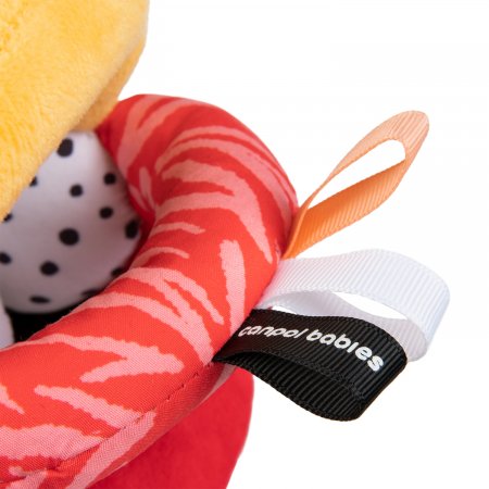 CANPOL BABIES sensorinis kamuolys su barškučiu ir cypsinčiu žaislu, BabiesBoo, 68/089 68/089