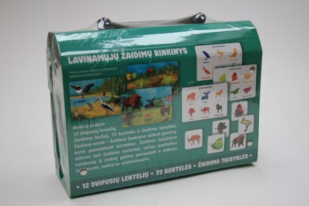 Žaidimų lagaminas "Lietuvos gyvūnai"LT, 0227 
