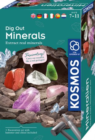 KOSMOS lavinamasis rinkinys Dig Out Minerals, 1KS616762 1KS616762