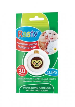 ITALIA apsauginiai segtukai nuo vabzdžių įkandimų vaikams RASTY, 0+, 1 vnt 8051564491843