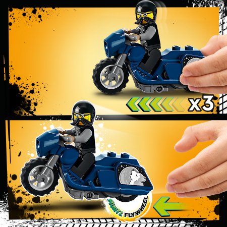 60331 LEGO® City Stunt Gastrolių kaskadinis motociklas 60331