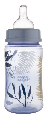 CANPOL BABIES EasyStart Anti-Colic buteliukas 240ml GOLD, 35/240_blu 
