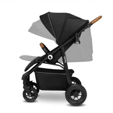 LIONELO sportinis vežimėlis NATT black onyx 