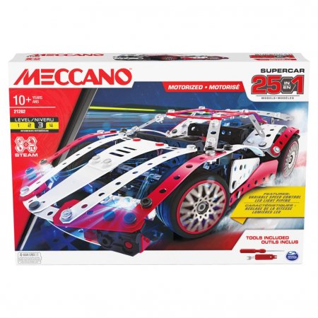 MECCANO konstruktorius Multi 25 Model Supercar, 6062054 6062054