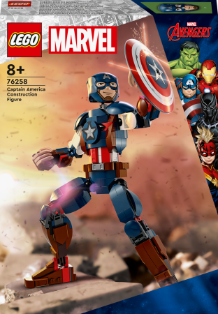 76258 LEGO® Super Heroes Marvel Kapitono Amerikos konstruojama figūrėlė 76258