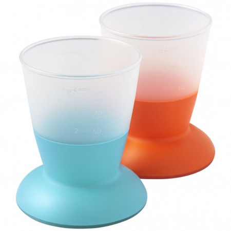 BABYBJÖRN puodelis 2 vnt.  Turquoise/Orange 072105 072105