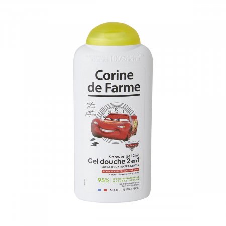 CORINE DE FARME dušo želė/šampūnas CARS 2in1, 3m+, 300 ml 