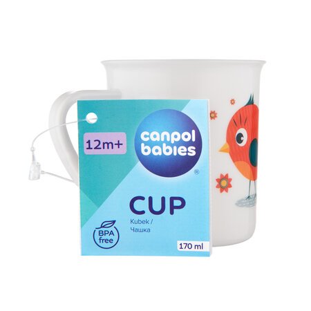 CANPOL BABIES puodelis plastikinis, 170 ml, 4/413 4/413