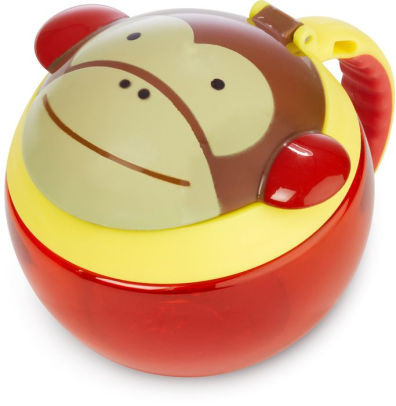 SKIP HOP užkandžių puodelis ZOO, monkey, 12 mėn+, 221 ml, 252551 
