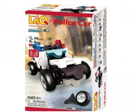 LAQ Japoniškas konstruktorius Hamacron Constructor Mini Police Car, 4952907003096 4952907003096