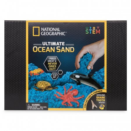NATIONAL GEOGRAPHIC kinetinis smėlis Ultimate Ocean Play Sand, NGOCEANSAND2 NGOCEANSAND2