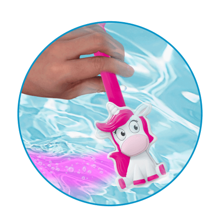 INKEE vonios žaislas su dažais Wand Unicorn, 40478EN 