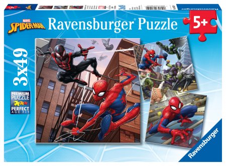 RAVENSBURGER dėlionės Spiderman, 3x49d., 8025 8025