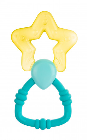 CANPOL BABIES vandens kramtukas su barškučiu MAGIC WAND, geltonas, 56/152_yel 56/152_yel