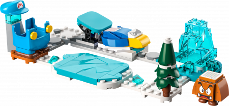 71415 LEGO® Super Mario™ Papildomas rinkinys „Ledinis Mario kostiumas ir Ledo pasaulis“ 71415