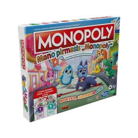 HASBRO GAMES žaidimas Monopoly Discover (LT), F4436633 F4436633