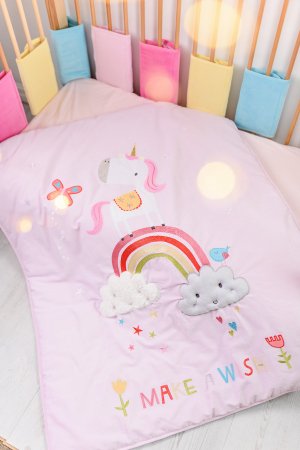 BIZZI GROWIN lovytės apsauga Rainbow, 40x25 cm, BG002 BG002