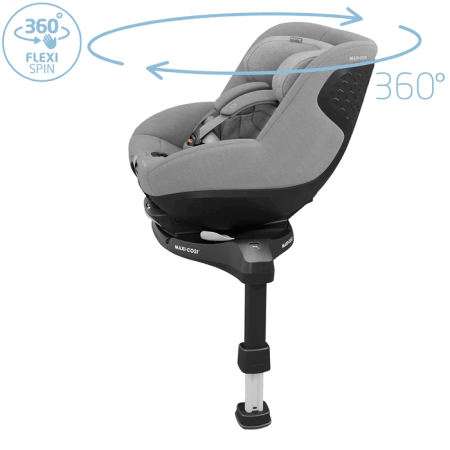 MAXI COSI automobilinė kėdutė authentic grey PEARL 360 PRO I-SIZE ISOFIX, authentic grey, 8053510110 8053510110