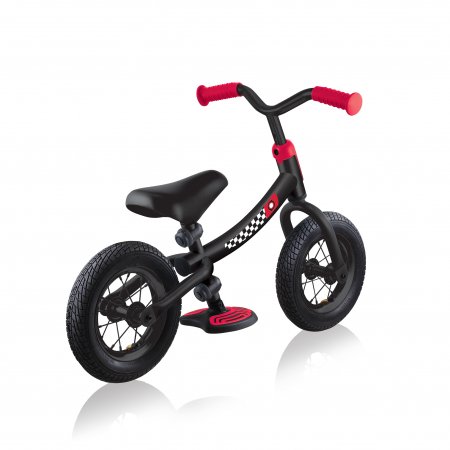 GLOBBER balansinis dviratis Go Bike Air, juodas-raudonas, 615-120 615-120