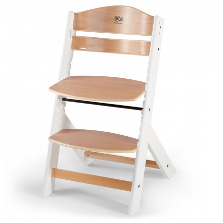 KINDERKRAFT maitinimo kėdutė ENOCK, wooden/white KKKENOCWHT0000