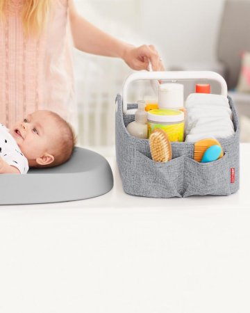 SKIP HOP kūdikio priežiūros krepšys su lempute, Heather Grey, 304300 