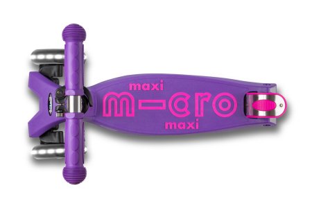 MICRO pasipirtukas Maxi Micro Deluxe LED Purple, MMD066 