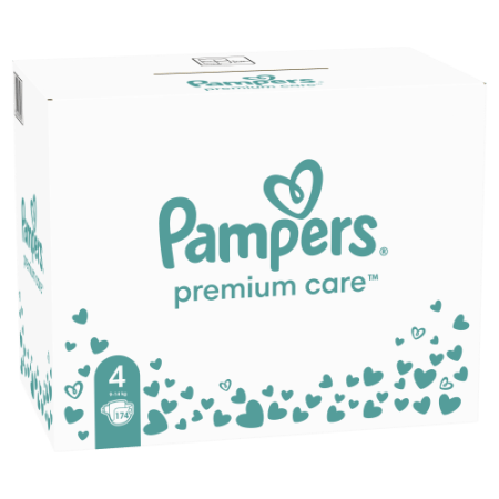 PAMPERS Sauskelnės Premium Care 4 dydis, 174 vnt., 81784131 