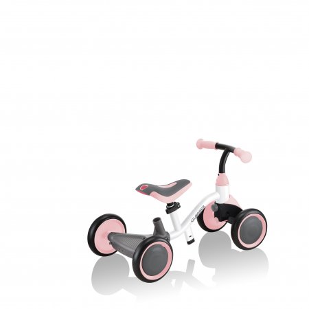 GLOBBER mokomasis dviratis 3in1, baltas-pastelinis rožinis 638-210 638-210