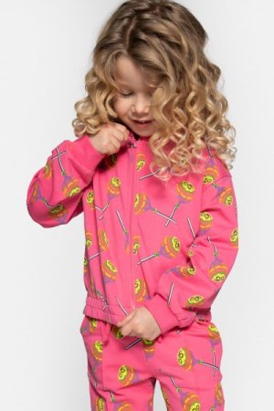COCCODRILLO susegamas džemperis LICENCE GIRL DISNEY, rožinis, WC4132202LGD-007-0 
