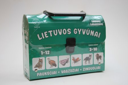 Žaidimų lagaminas "Lietuvos gyvūnai"LT, 0227 