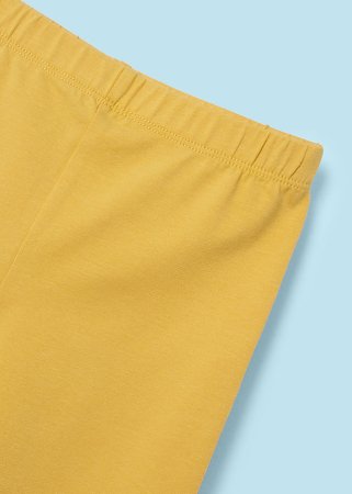 MAYORAL marškinėliai trumpomis rankovėmis ir tamprės 6N, medaus spalvos, 3710-45 