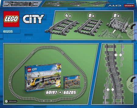 60205 LEGO® City Bėgiai ir posūkiai 60205