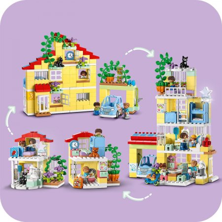 10994 LEGO® DUPLO Town Šeimos namas „3in1“ 10994