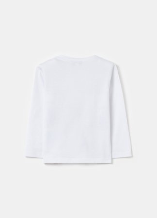 OVS marškinėliai ilgomis rankovėmis, balti, , 001966479 