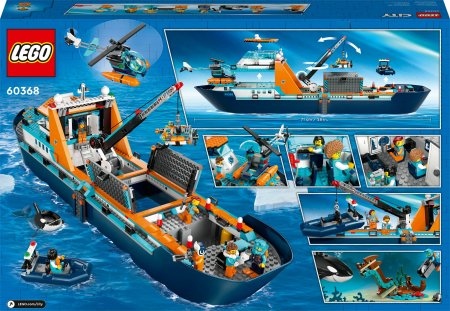 60368 LEGO® City Arkties tyrinėtojų laivas 60368