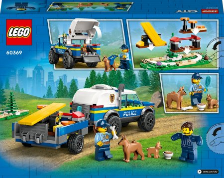 60369 LEGO® City Mobili policijos šunų treniruotė 60369