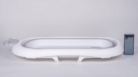 PRIMABOBO silikoninė sulankstoma vonelė, balta, CROWN, 85 cm, FT067 FT067
