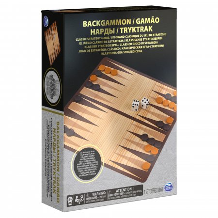 SPINMASTER GAMES  stalo žaidimas Backgammon, 6033309 