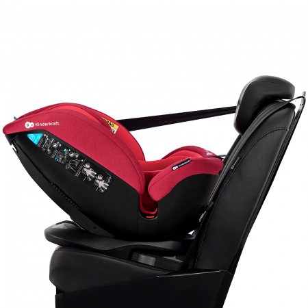 KINDERKRAFT automobilinė kėdutė XPEDITION (ISOFIX), raudona, KCXPED00RED0000 KCXPED00RED0000