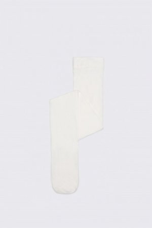 COCCODRILLO pėdkelnės TIGHT MICROFIBRE PLAIN, baltos, 128/134 cm, WC2380301TMP-001 WC2380301TMP-001-068