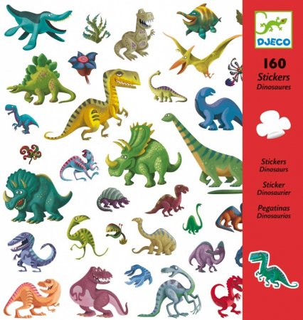 DJECO lipdukai Dinosaurs, (160 det.), DJ08843 DJ08843