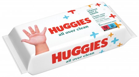 HUGGIES drėgnos servetėlės W All Over Clean EU, 56 vnt., 2439129 2439129