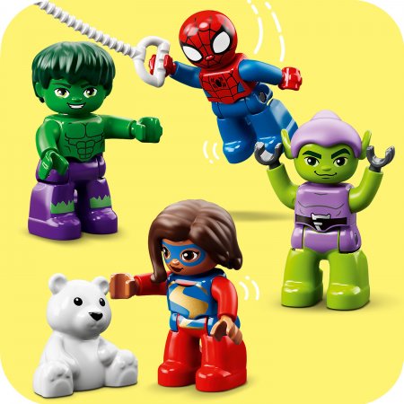10963 LEGO® DUPLO® Super Heroes Žmogus voras ir draugai: atrakcionų nuotykiai 10963