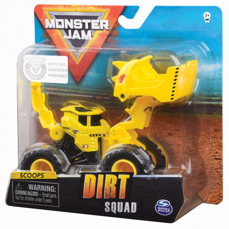 MONSTER JAM buldozeris 1:64 Dirt Squad, asort., 6055226 6055226
